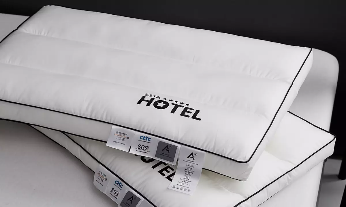 100% Cotton Five Star Hotel Pillow 2 Pack Set