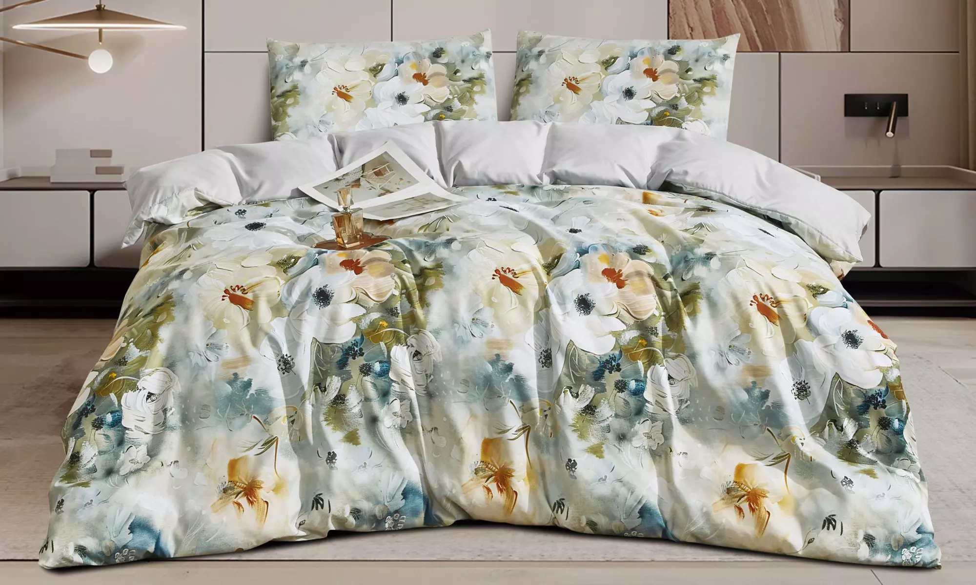 Reversible Easy Care Printed Duvet Set in Various Styles