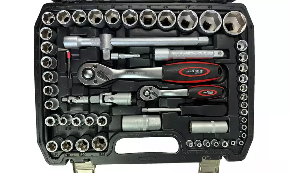 Malette à outils polyvalente de 108 pièces