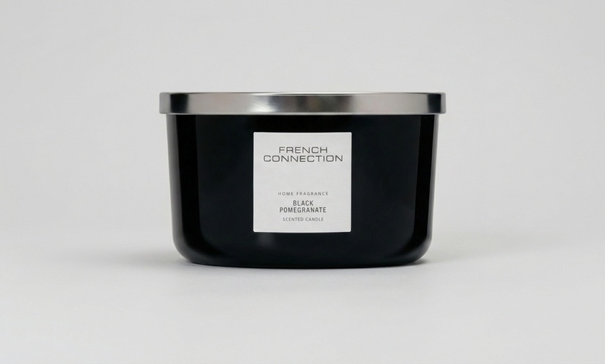 Image 4: French Connection Black Pomegranate Luxury Candle Range