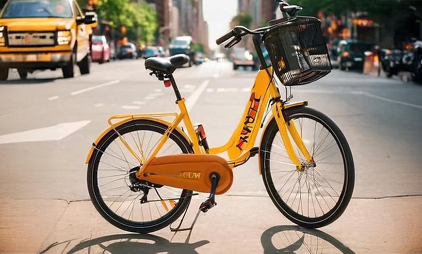 Image 1: Explore NYC with a Bike Rental for One or Two!