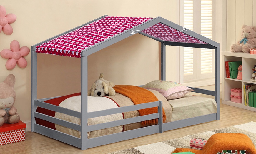 Image 5: Crewkerne 3ft Wooden House Style Bed