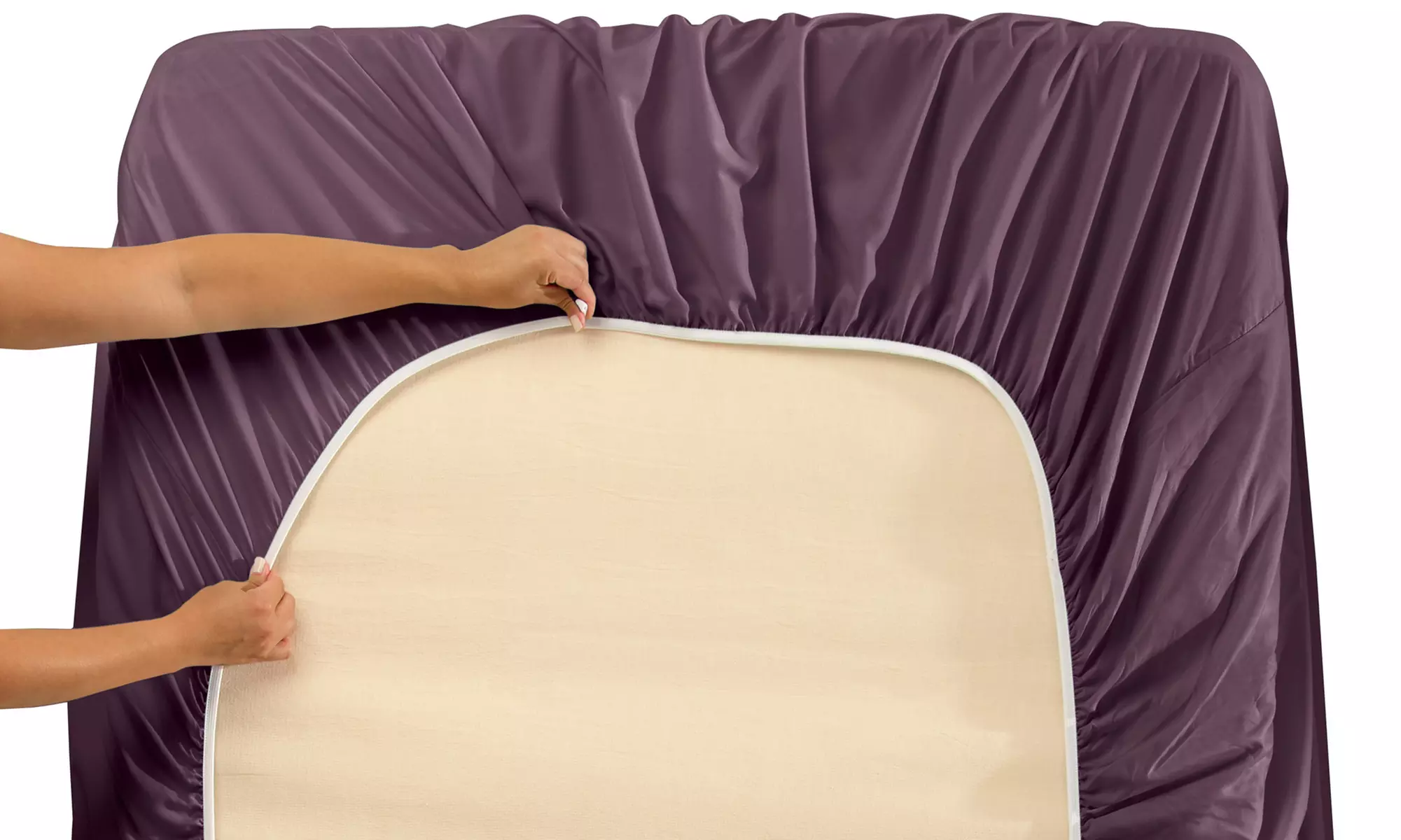 Nestl Extra Deep Pocket Sheets - 18-24 Inch Fitted Bed Sheet Set - 6 Piece