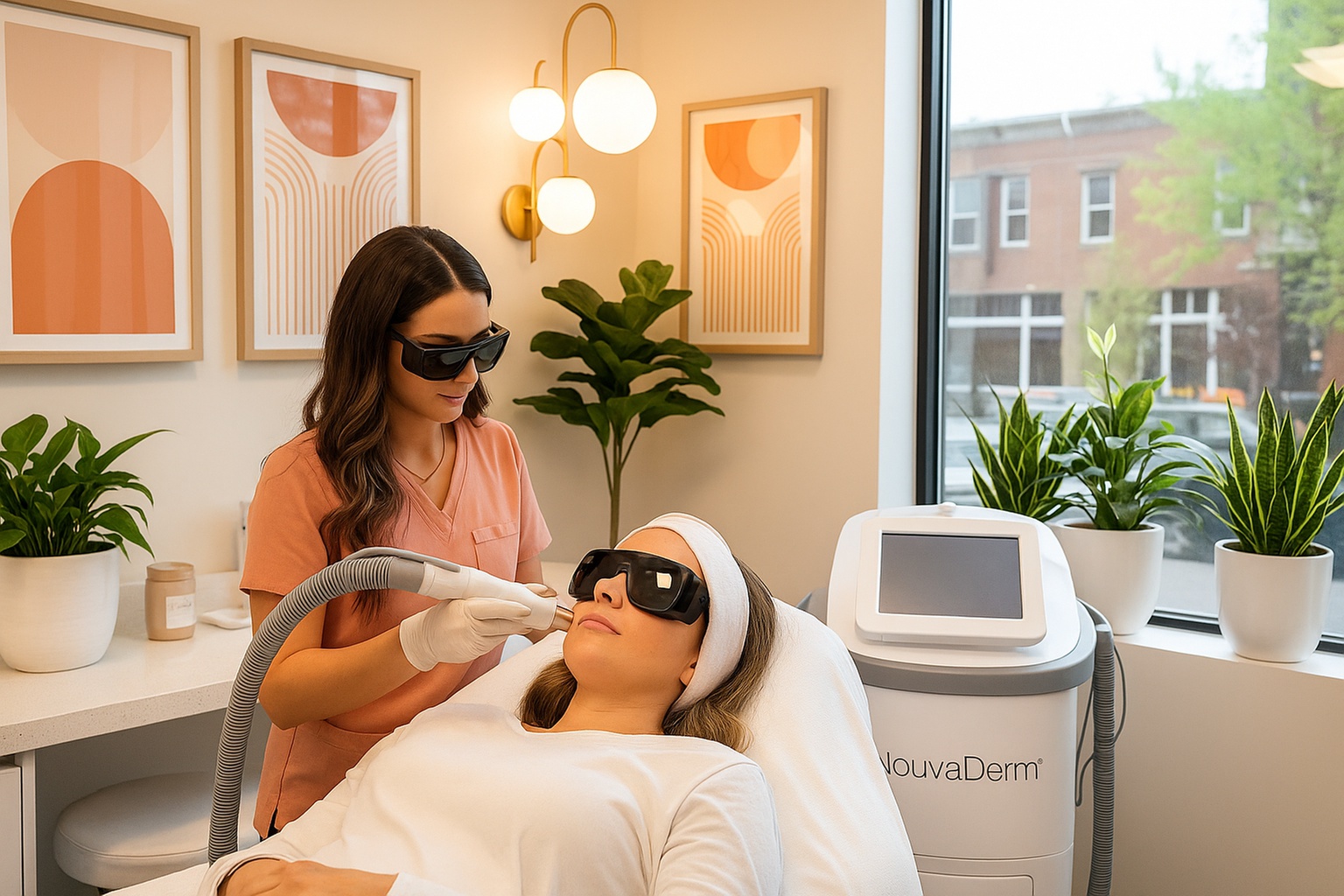 NouvaDerm Laser Resurfacing for Face, Body, Neck or Multiple Areas
