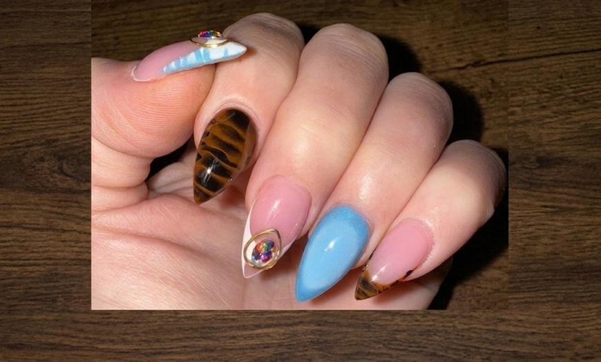 Image 4: Gel Nail Services, Pedicure Combos, or Ionic Foot Detox Options