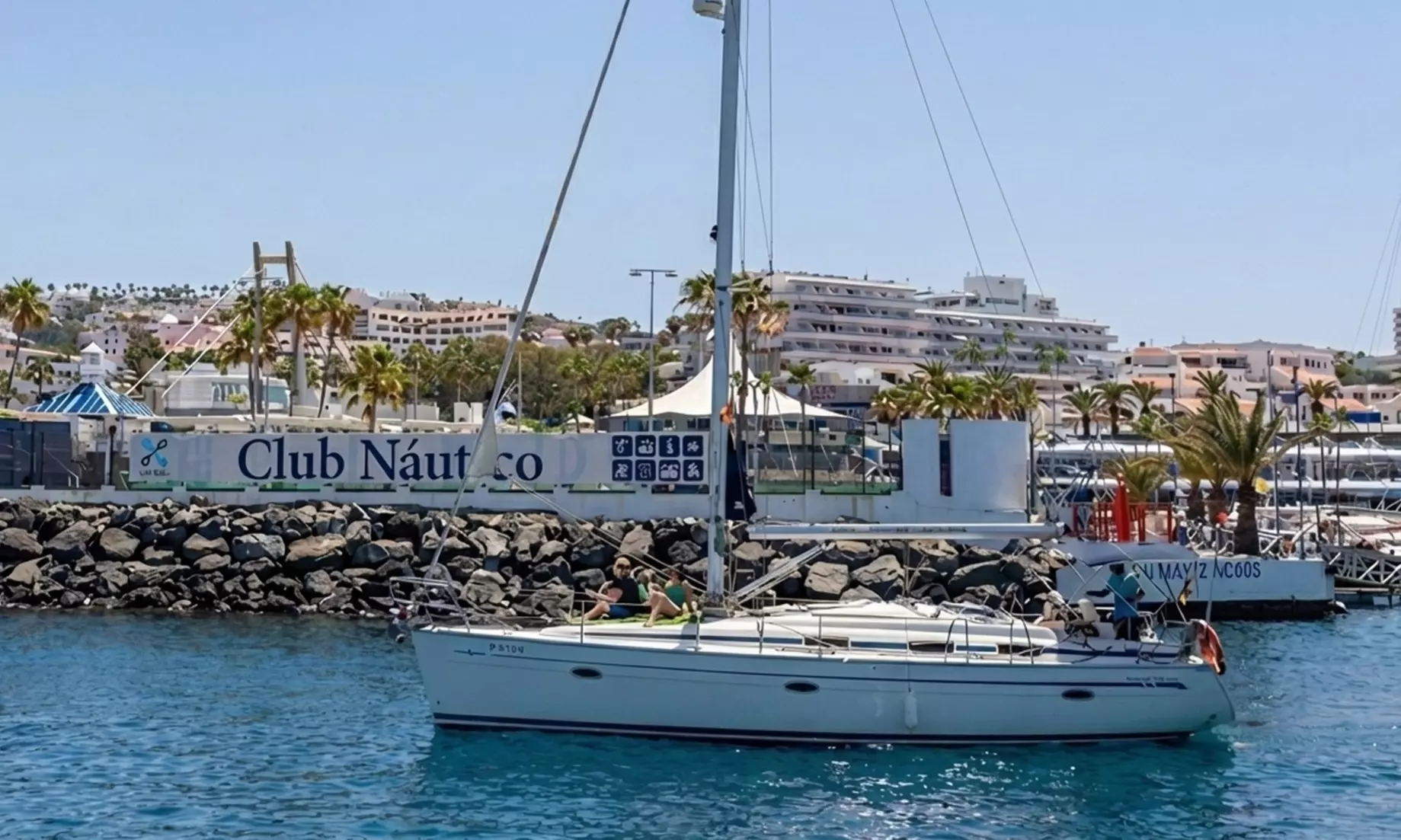 Navegación 3 horas en velero con brunch para 1 o 2 personas