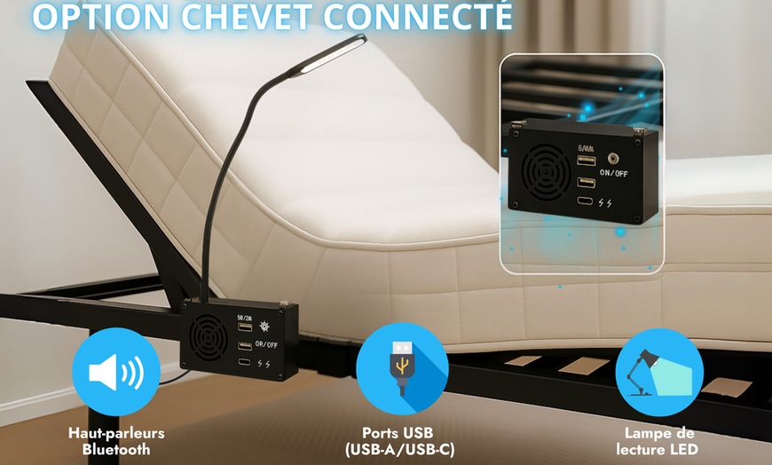 Image 7: Sommier électrique de relaxation Orthoflex à plots
