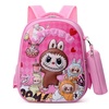 Image 5: Labubu Inspired Kids' Backpack with Pencil Case