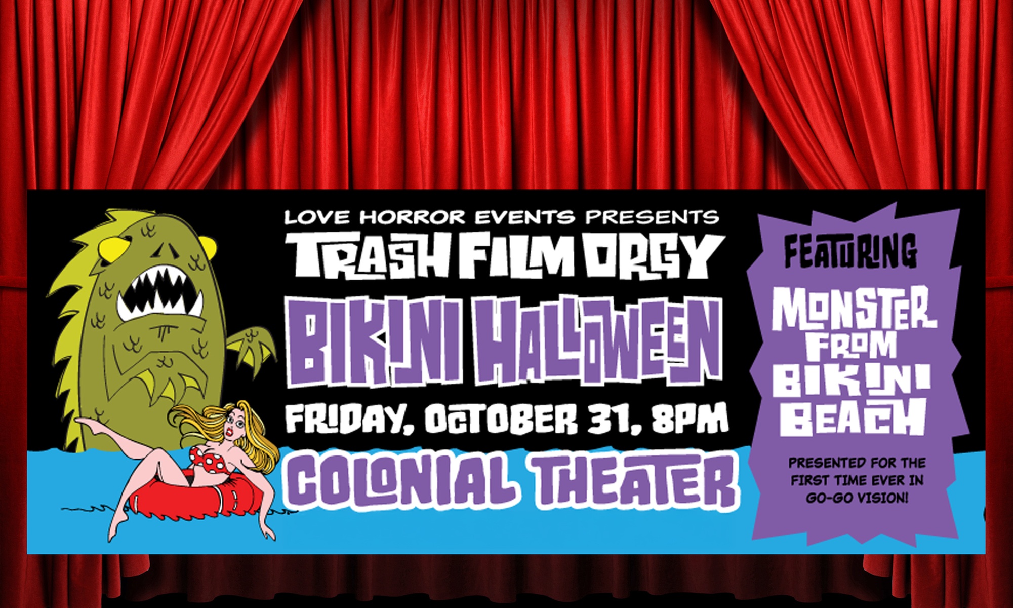 TFO Bikini Halloween Presented by Love Horror Events on October 31