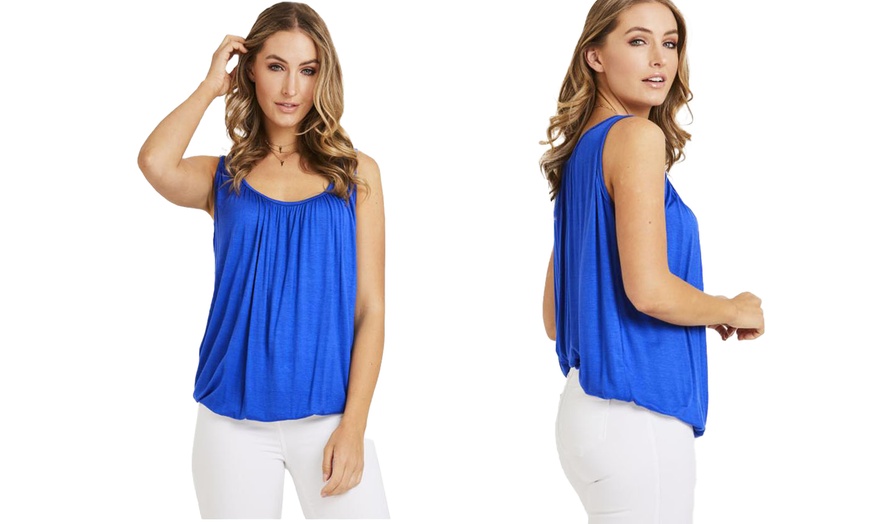 Image 13: Ruched Neck Balloon Vest