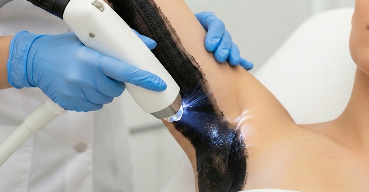 Sesiones de tratamiento Hollywood Peel para axilas en Málaga