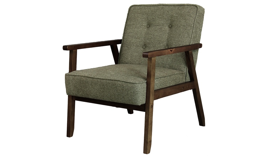 Image 24: Sillón con acolchado suave o de rizo y patas de madera, de Doosense