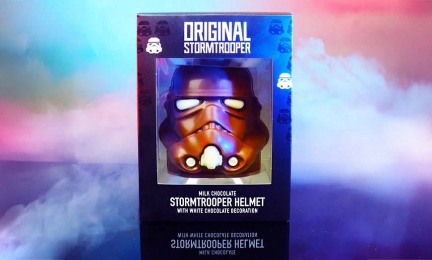 Image 1: Gift sorted with this Limited Edition Stormtrooper Chocolate Helmet!