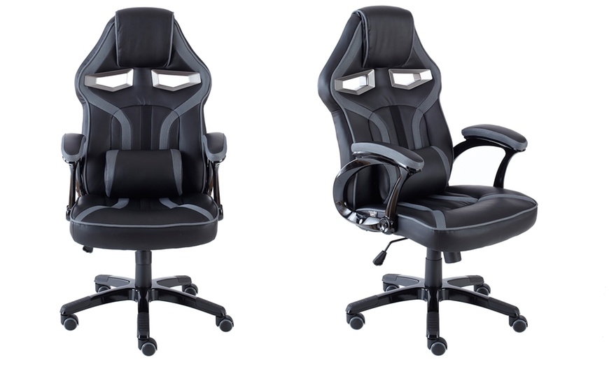 Image 16: Racing-Style Office Chair