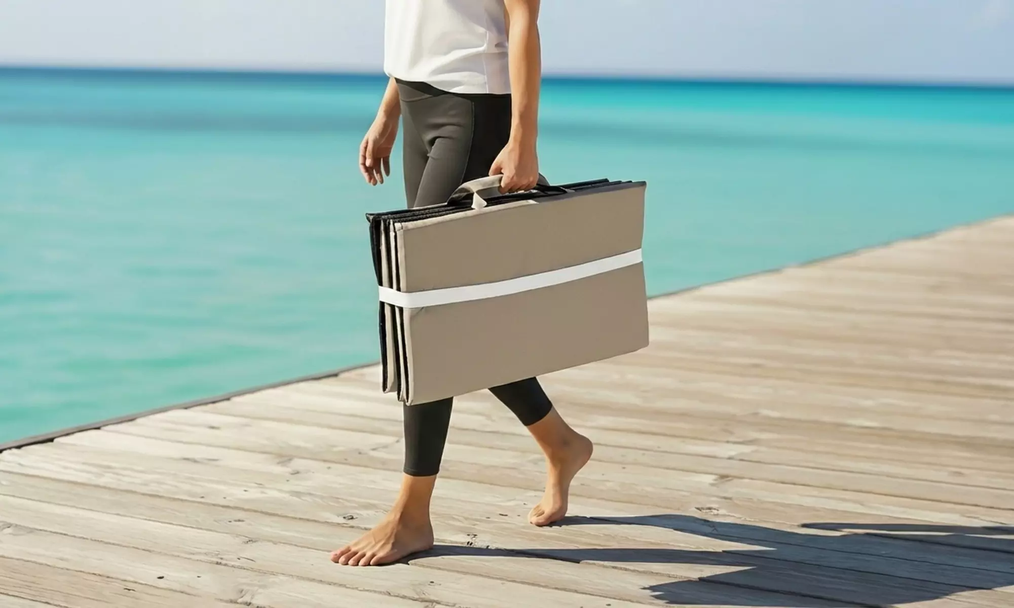 Opvouwbare ligmatten voor buiten, waterdicht en zandbestendig