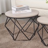 Image 5: Lot de 2 tables basses rondes