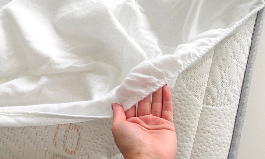 Image 2: Protège-matelas Songe en coton gratté, Bellecour