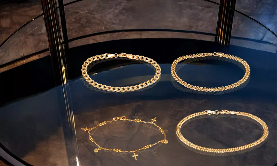 18K Gold Plated Chain Anklets