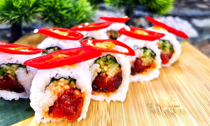 Image 5: 50% Off Fresh Sushi & Bubble Tea Meal Deal - Dine-In or Takeaway 
