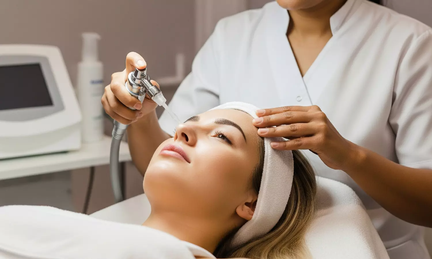 Revitalize Your Skin with Aqua Laser Clinic’s Signature Facial – Includes LED Light & Oxygen Therapy