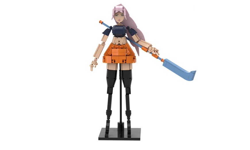 Image 4: Bausteinmodell im Stil von K-Pop Demon Hunters