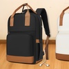 Image 1: KONO wasserabweisender Rucksack mit Laptopfach und USB-Anschluss