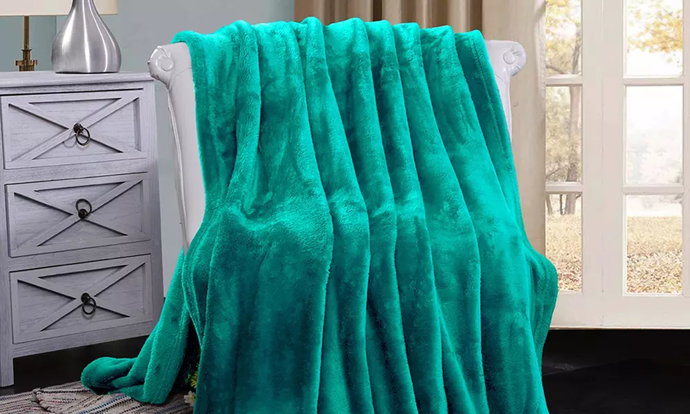 JML Soft Lightweight Plush Flannel Blanket for Bed/Sofa,King/Queen Size