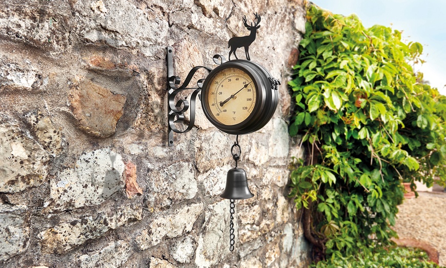 Image 21: Decorative Garden Clocks and Thermometers