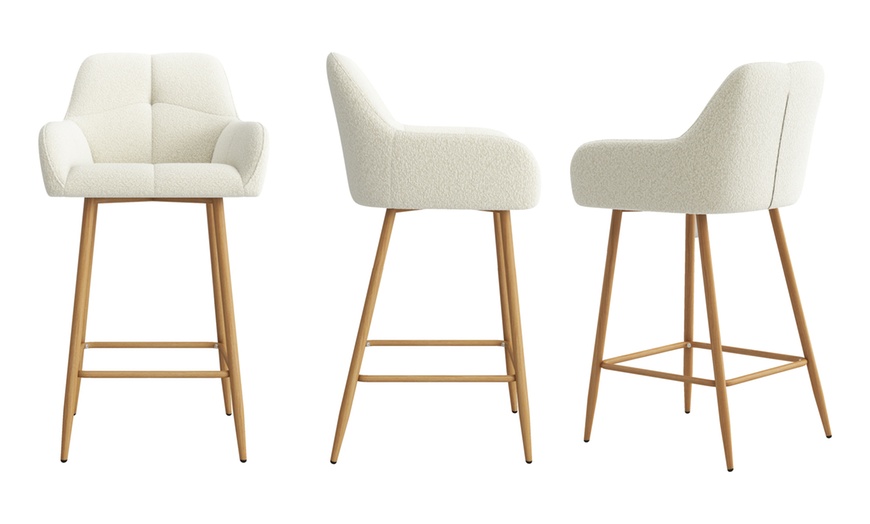 Image 3: Juego de 2 taburetes altos