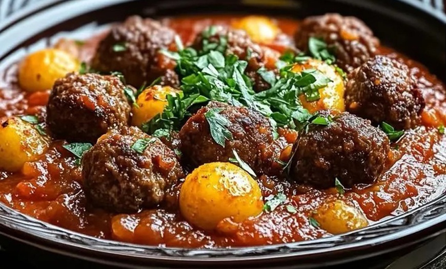 Image 4: Menu traditionnel couscous et douceurs marocaines