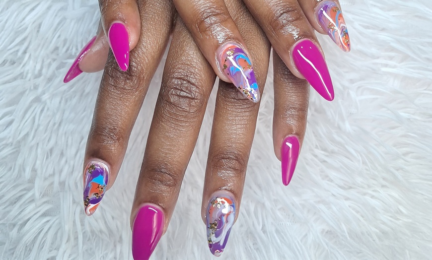 Image 6: Supreme Gel X or Deluxe Acrylic Full Set