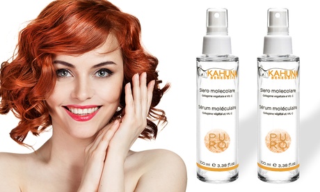 1 o 2 sieri molecolari Kahuna Benessere da 50 o 100 ml al collagene vegetale e alla vitamina C