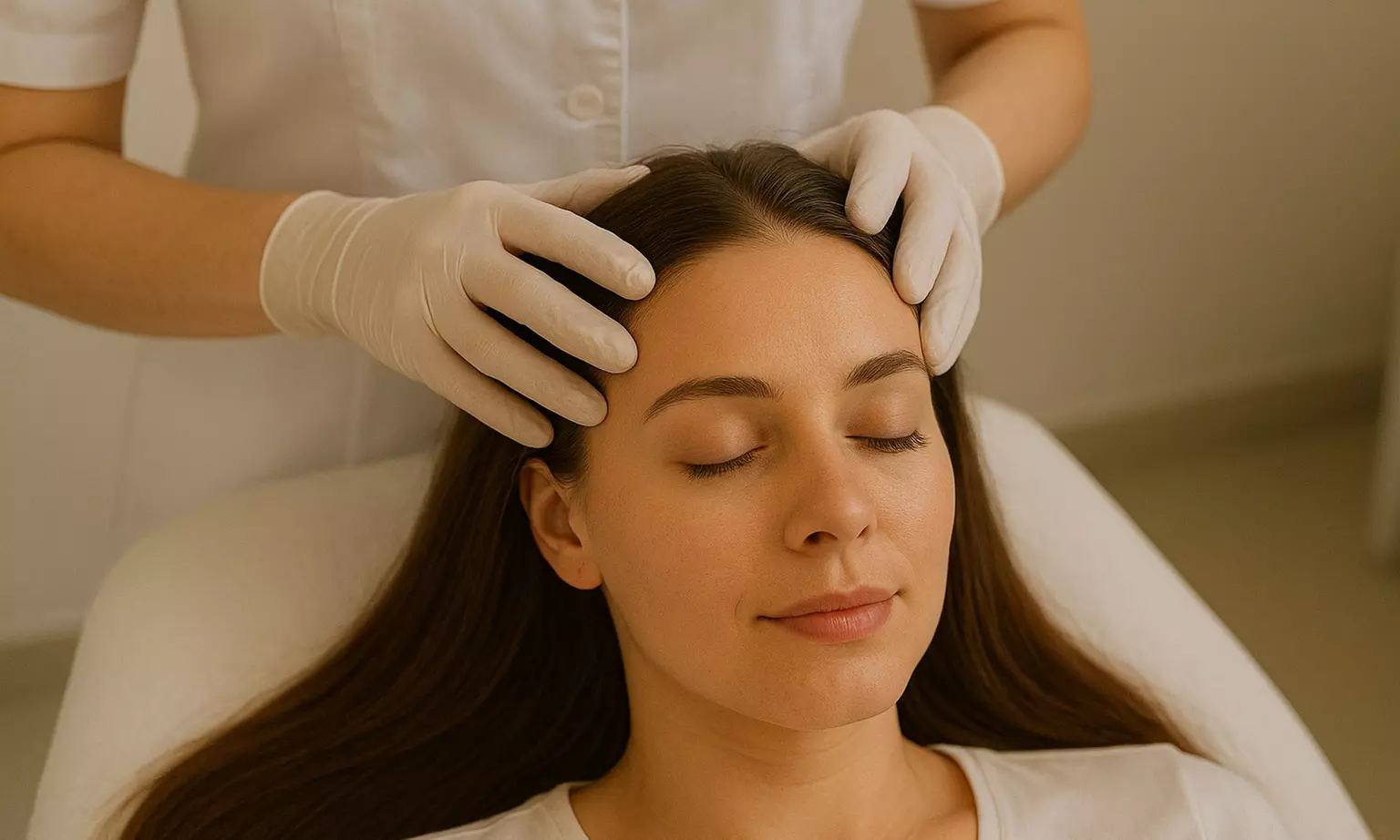 Scalp Treatment + High Frequency & Infrared LED + One Custom Facial
