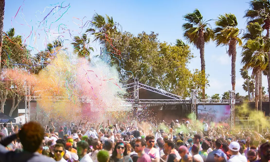 Admission to LA's Biggest Festival of Colors at Holi Beach Party on March 15 in Redondo Beach (Up to 40% Off) - Second Medium