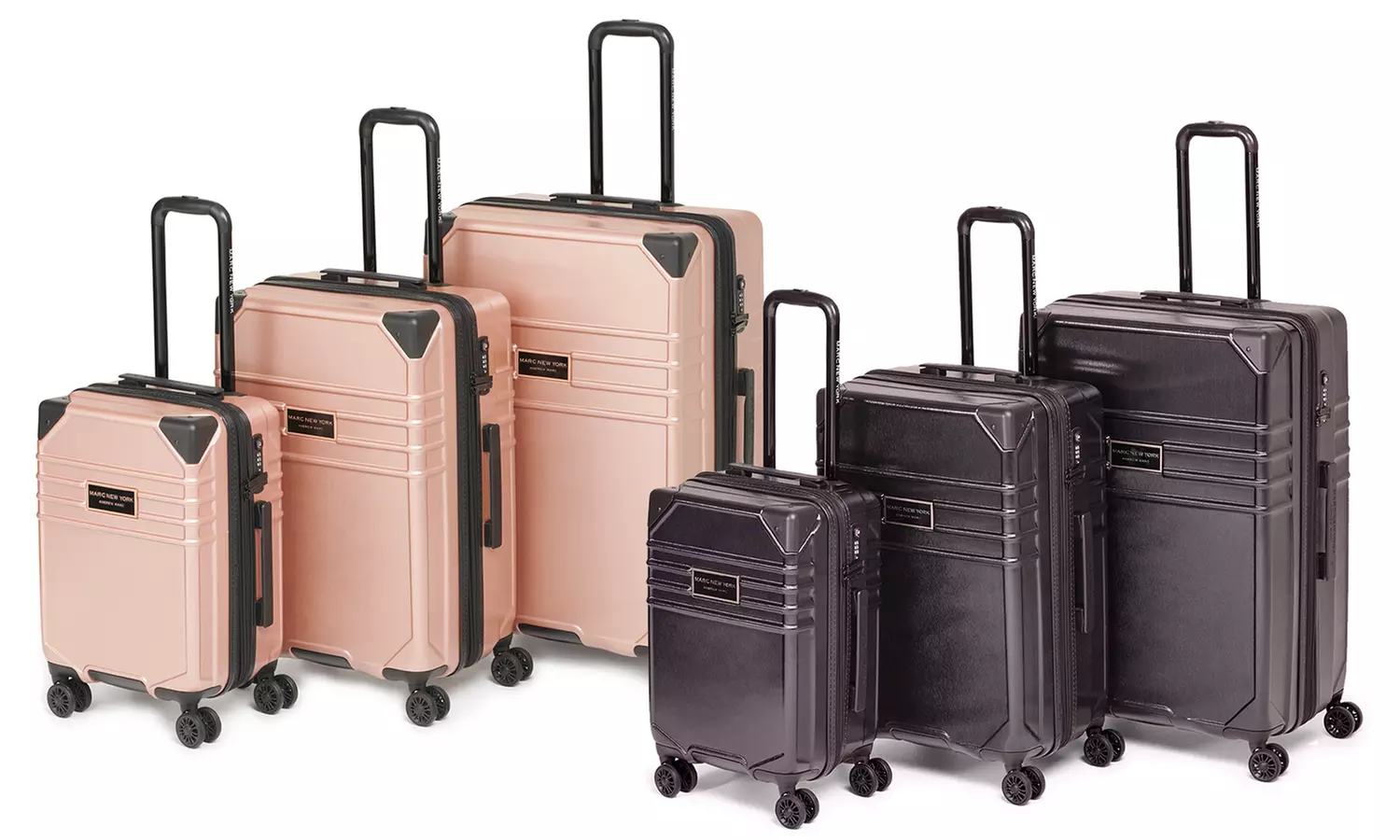 Marc New York Classic Hardside Luggage with Lock Single or Set (3-Piece) - Primary Image