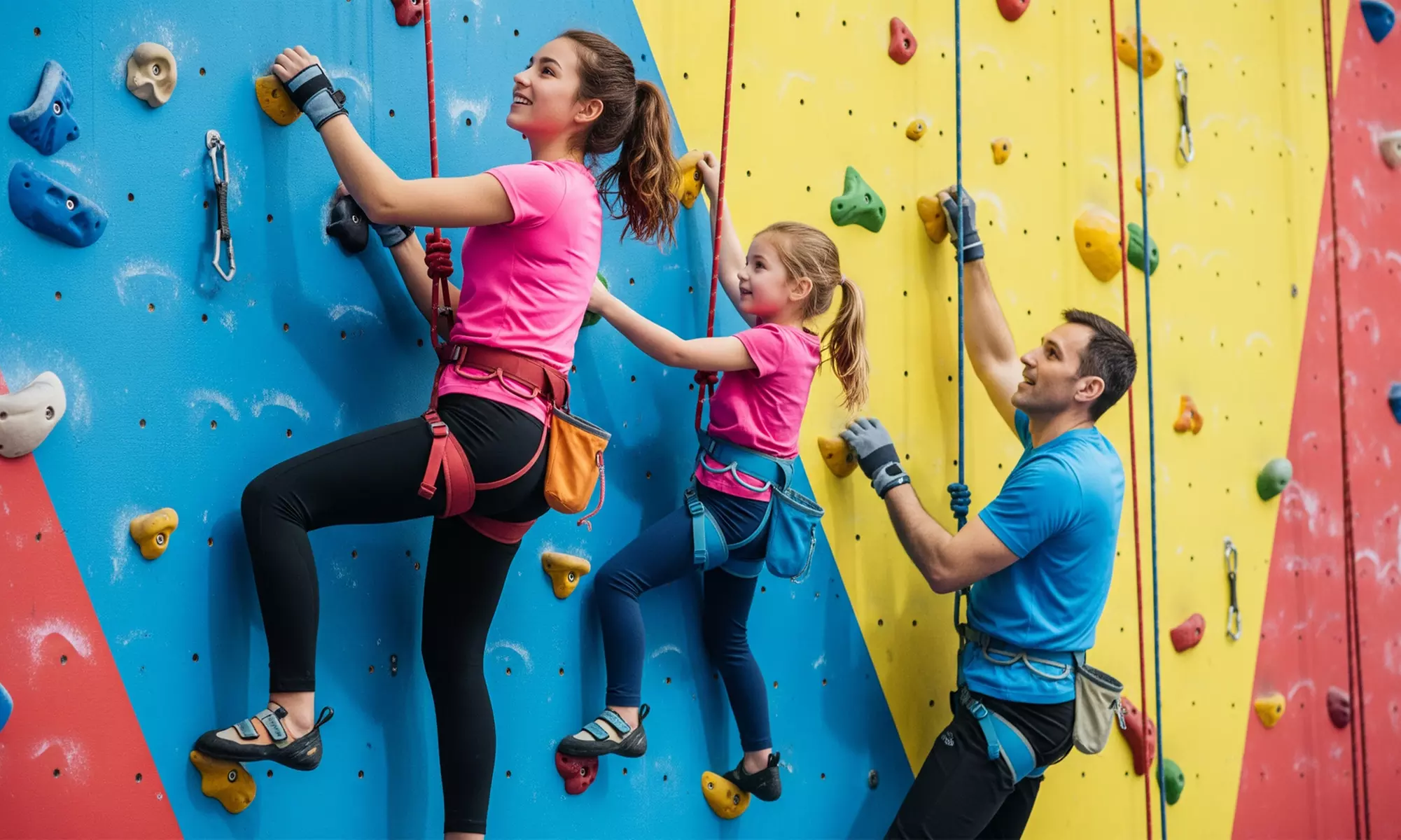 Klettern Schnuppertraining für Erwachsene, Jugendliche und Kinder