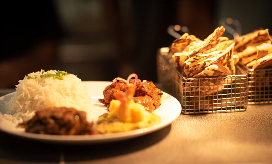 Image 19: Indian Dinner Feast with Wine and Dessert for 2, 4, or 6