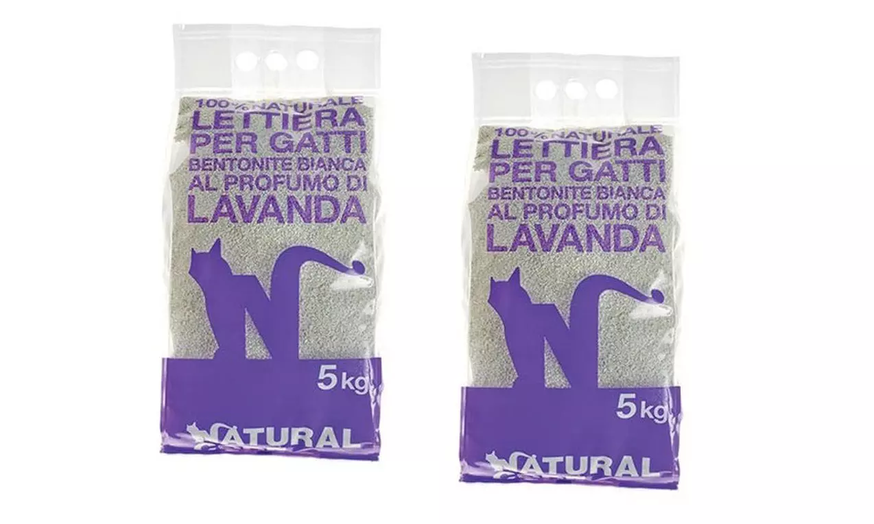 Lettiera per gatti in sacchetto bentonite o vegetale Natural Code
