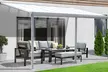 Home Deluxe Terrassenüberdachung SOLIS in Weiß oder Grau und in der Größe nach Wahl - Second Medium
