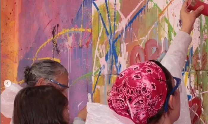 Sesión de pintura "Salpicarte" para 1 o 2 personas junto a Atocha