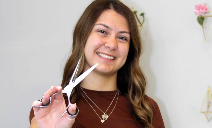 Image 1: Haircut & Styling Services for Men & Women – Opt. Color / Highlights
