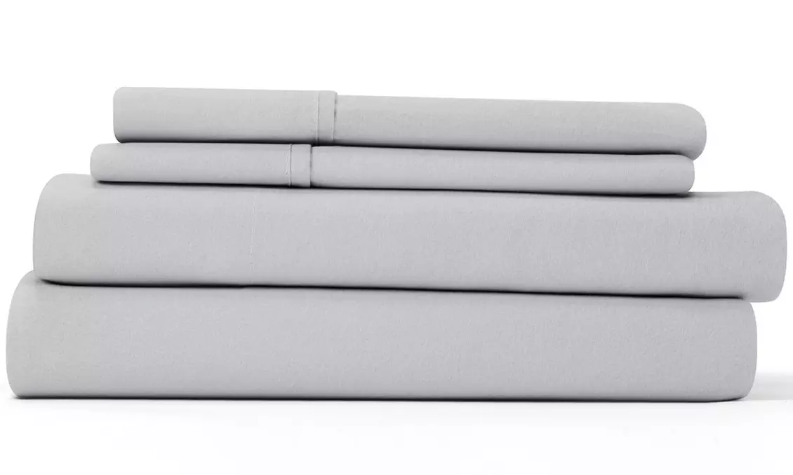 Home Collection Premium 4 Piece Ultra Soft Flannel Bed Sheet Set