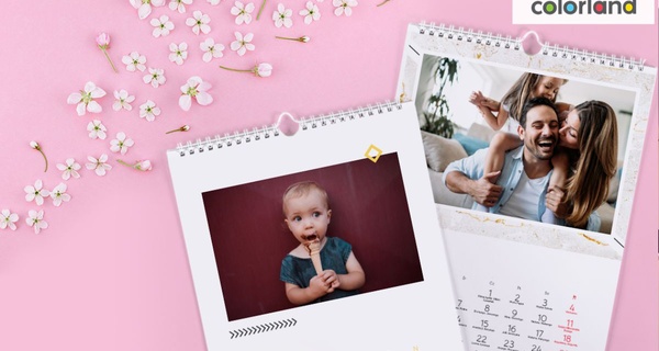 Personalizowane kalendarze biurkowe i ścienne z własnymi zdjęciami