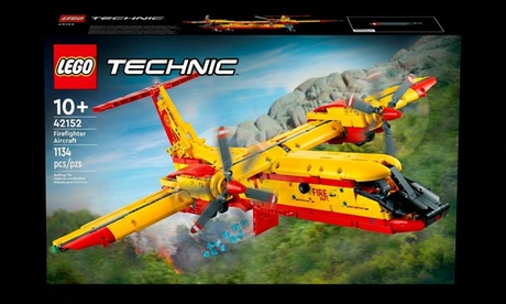 LEGO LEGO Technic Firefighter Aircraft Realistic Operation Features, Blue