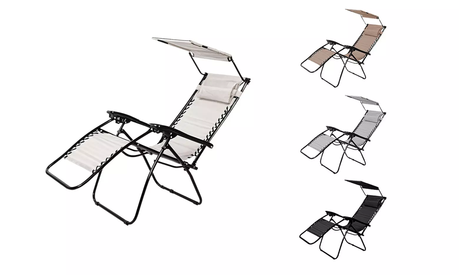 Chaise longue réglable, coloris au choix, livraison incluse - Primary Image