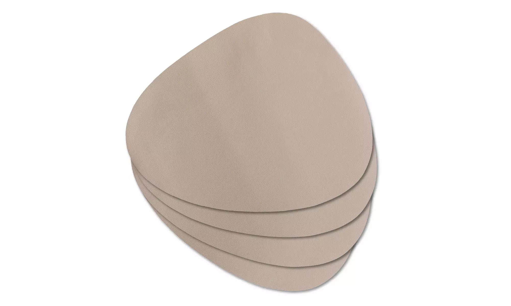 Set de 4 sets de table en simili cuir