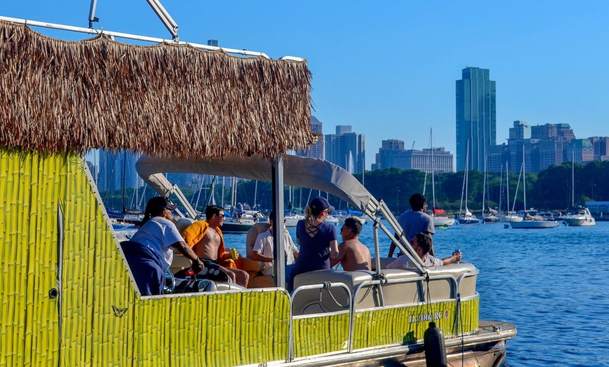 Image 8: Unwind any day on Tiki Boat Cruise in the heart of Chicago River