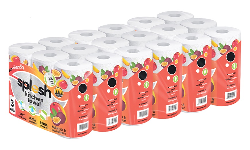Image 2: 18 Rolls of Splesh Mango and Passionfruit Kitchen Towel