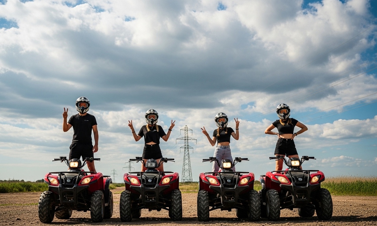 Weekend Fun: Morning or Sunset 90-Minute ATV Rental for 1 or 2 People
