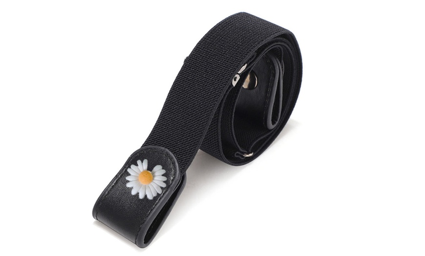 Image 4: Daisy Buckle-Free Belt